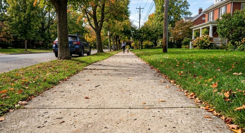 Concrete Sidewalk Installation