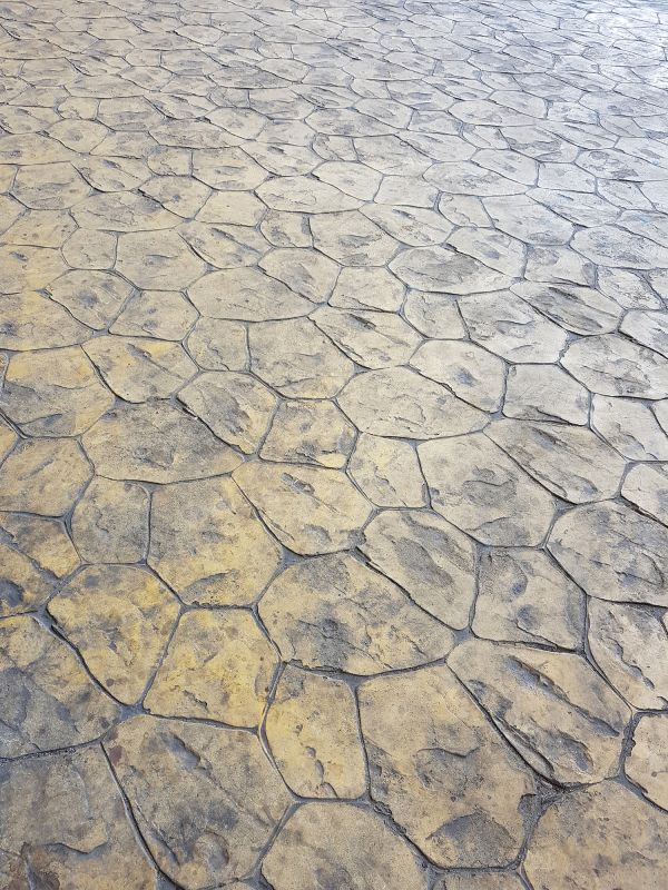 Decorative Stamped Driveway